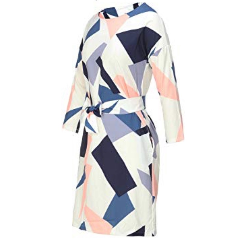 Flattering Curvy Belted Mini Pencil Casual Dress - Picture 4 of 6